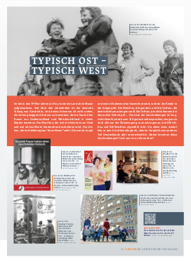Plakat "Typisch Ost/West